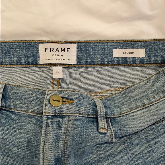 Frame Le Cutoff Jean Shorts - Picture 3 of 3